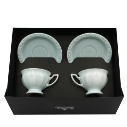 Porcelanowy zestaw kawowy Maria en Vogue Mint Rosenthal