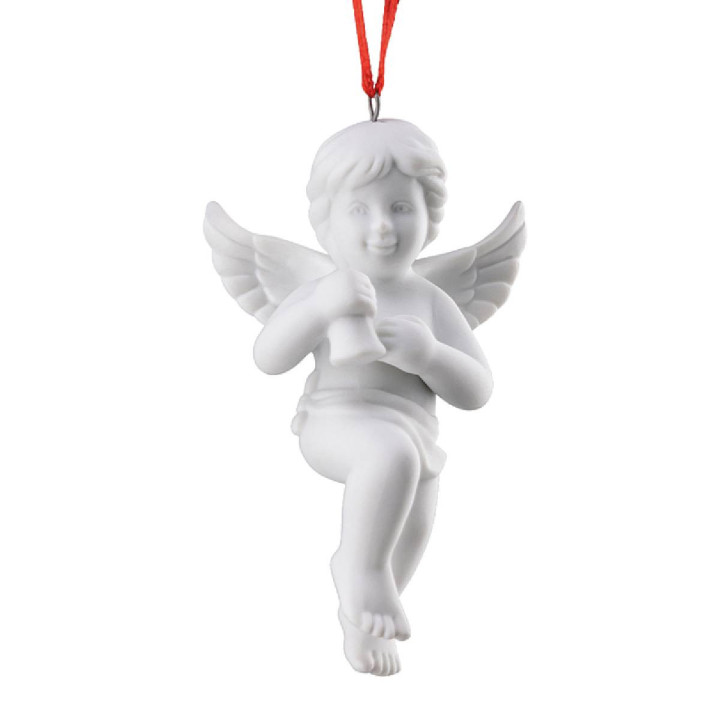 Porcelanowa zawieszka aniołek z dzwonkiem Rosenthal