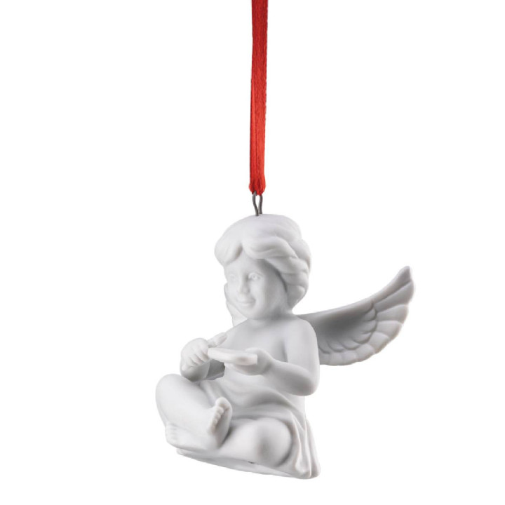 Porcelanowa zawieszka aniołek malarz Rosenthal