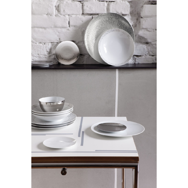 Porcelanowa cukiernica TAC Skin Platin Rosenthal