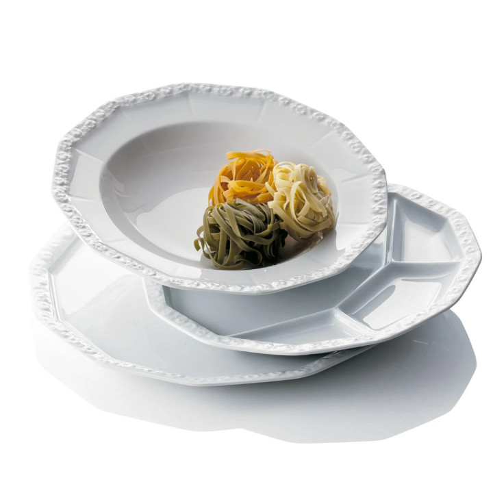 Porcelanowy talerz dzielony 28 cm Maria Biała Rosenthal