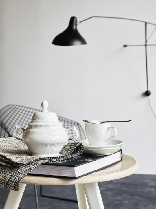 Porcelanowy talerz głęboki 23 cm Sanssouci White Rosenthal