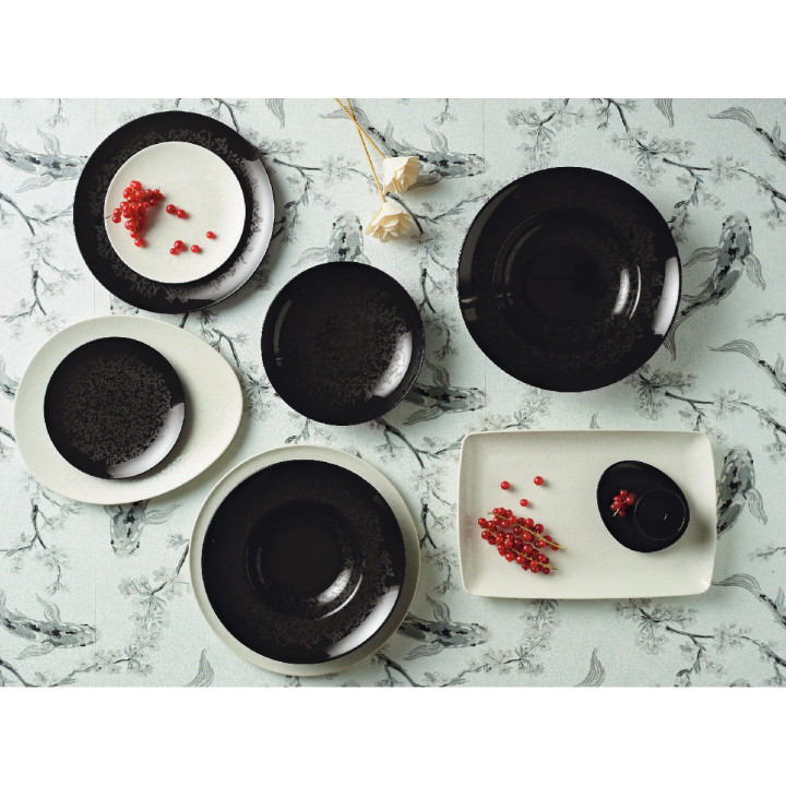 Porcelanowy talerz 32 cm Eclipse Night Arthur Krupp