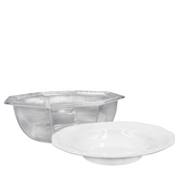 Zestaw 6 talerzy głębokich Maria Biała i Misy 26 cm Maria Kryształowa Rosenthal