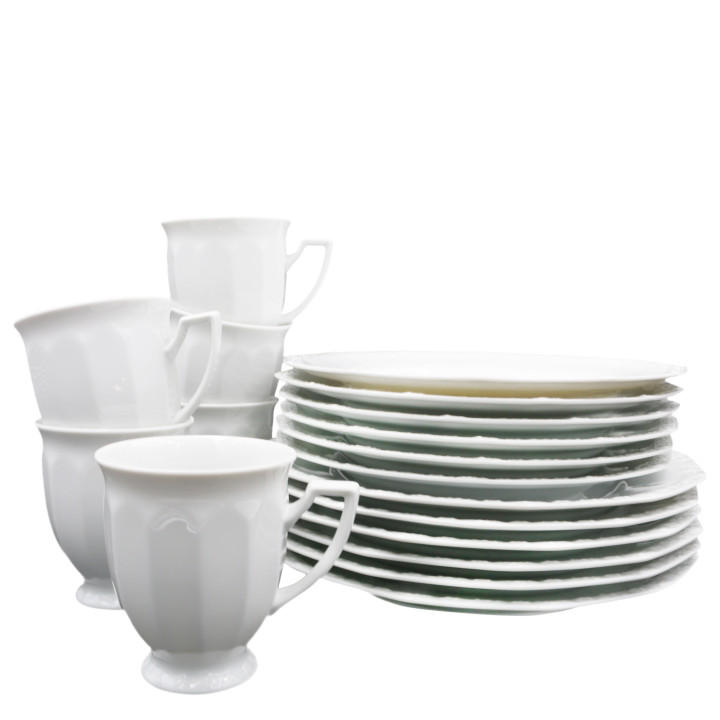 Porcelanowy zestaw dla 6 osób Maria Biała Rosenthal