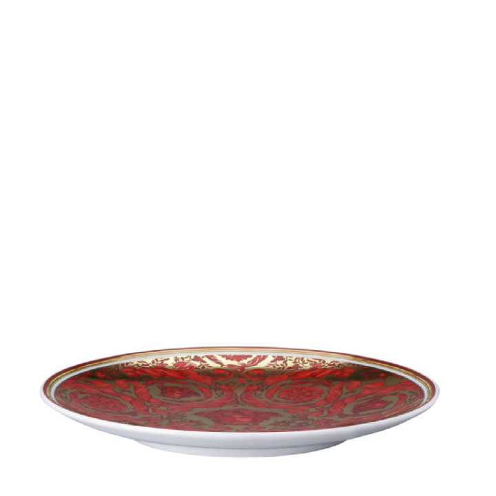 Talerz 17 cm Versace Christmas Medusa Garland Red