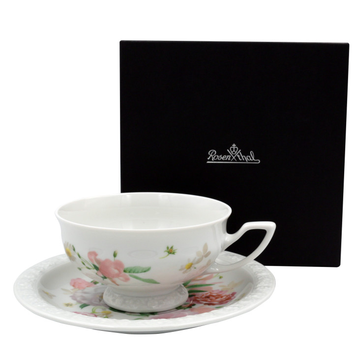 Porcelanowa filiżanka do herbaty Maria Róża w opakowaniu upominkowym Rosenthal