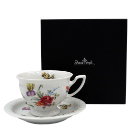 Porcelanowya filiżanka do kawy Maria Bukiet Letni w opakowaniu upominkowym Rosenthal