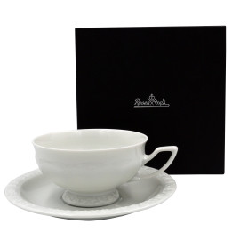 Porcelanowa filiżanka do herbaty Maria Biała Rosenthal w opakowaniu upominkowym