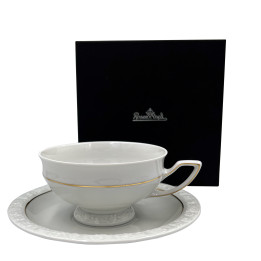 Porcelanowa filiżanka do herbaty Maria Goldlinie w opakowaniu upominkowym Rosenthal