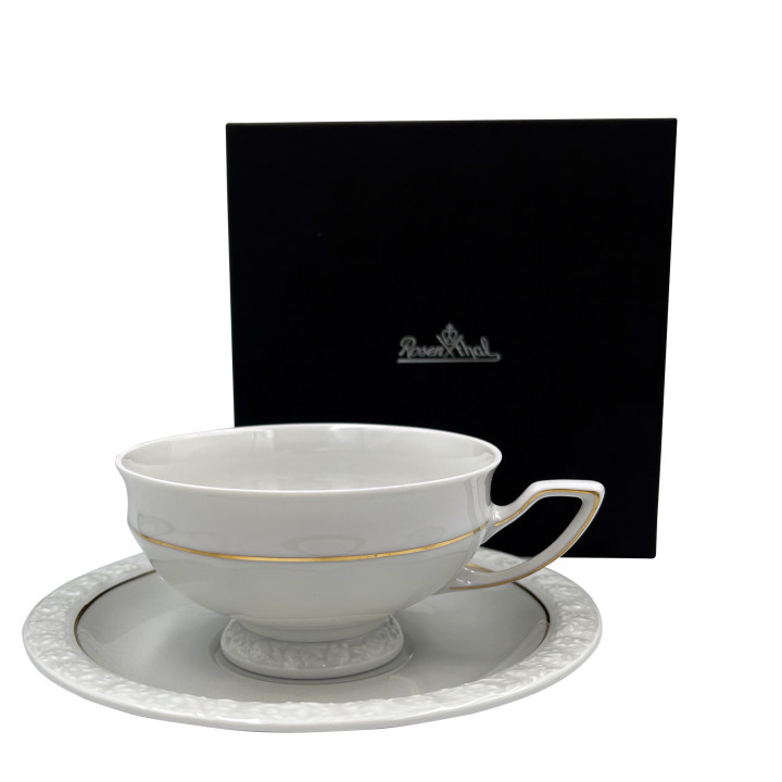 Porcelanowa filiżanka do herbaty Maria Goldlinie w opakowaniu upominkowym Rosenthal