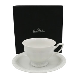 Porcelanowa filiżanka do kawy Maria Biała Rosenthal w opakowaniu upominkowym