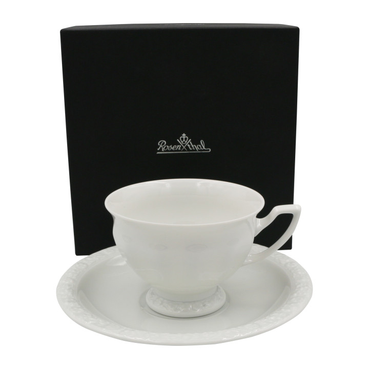 Porcelanowa filiżanka do kawy Maria Biała Rosenthal w opakowaniu upominkowym