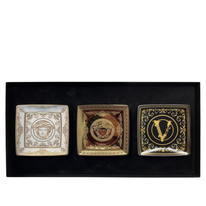 Zestaw 3 talerzyków Versace