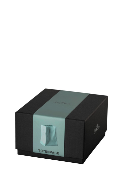 Porcelanowy wazon Paper bag Mint mini 9 cm Rosenthal