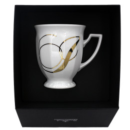 Porcelanowy kubek mały Maria Biała alfabet ,,I" Rosenthal