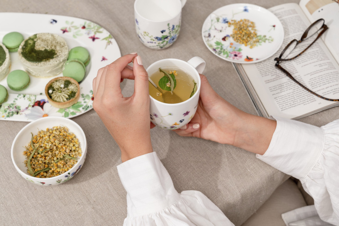 Porcelanowy kubek Wiosenny Ogród motyw 2 Rosenthal