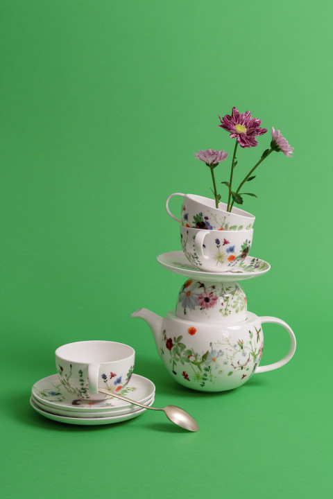 Porcelanowy dzbanek do herbaty (dla 2 osób) Wiosenny Ogród Rosenthal