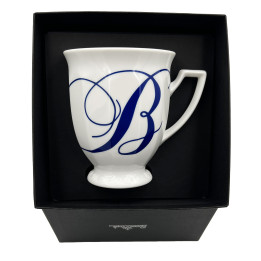 Porcelanowy kubek mały Maria Biała alfabet ,,B" Rosenthal