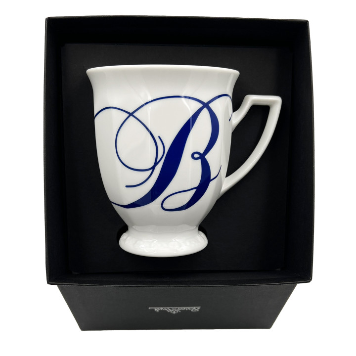 Porcelanowy kubek mały Maria Biała alfabet ,,B" Rosenthal