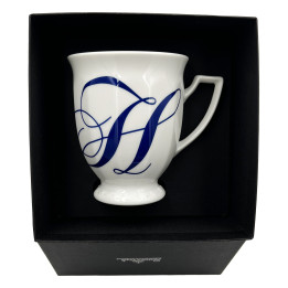 Porcelanowy kubek mały Maria Biała alfabet ,,H" Rosenthal