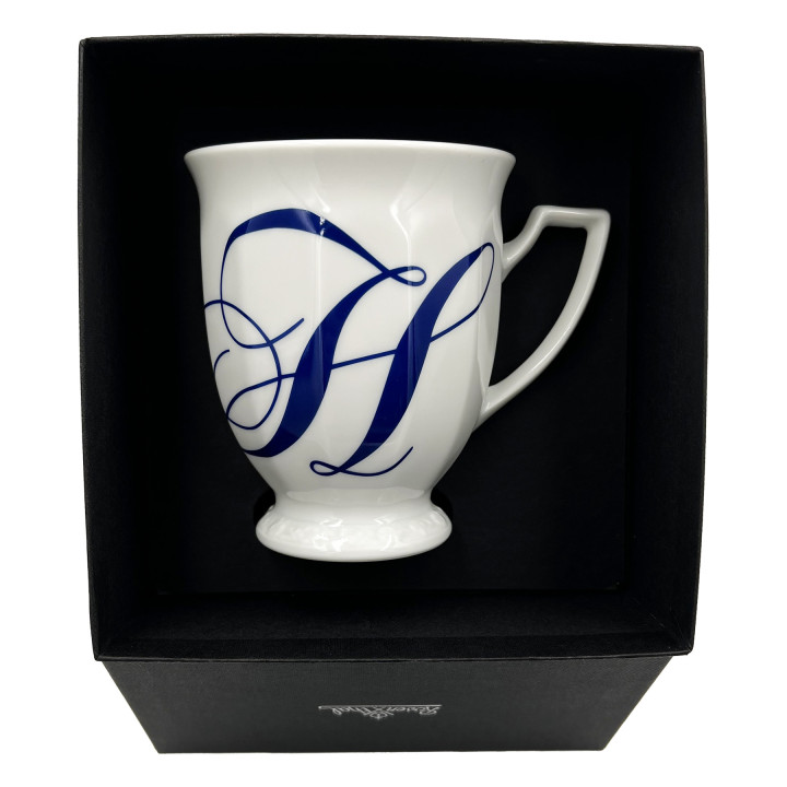 Porcelanowy kubek mały Maria Biała alfabet ,,H" Rosenthal
