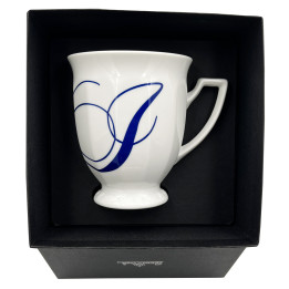 Porcelanowy kubek mały Maria Biała alfabet ,,I" Rosenthal