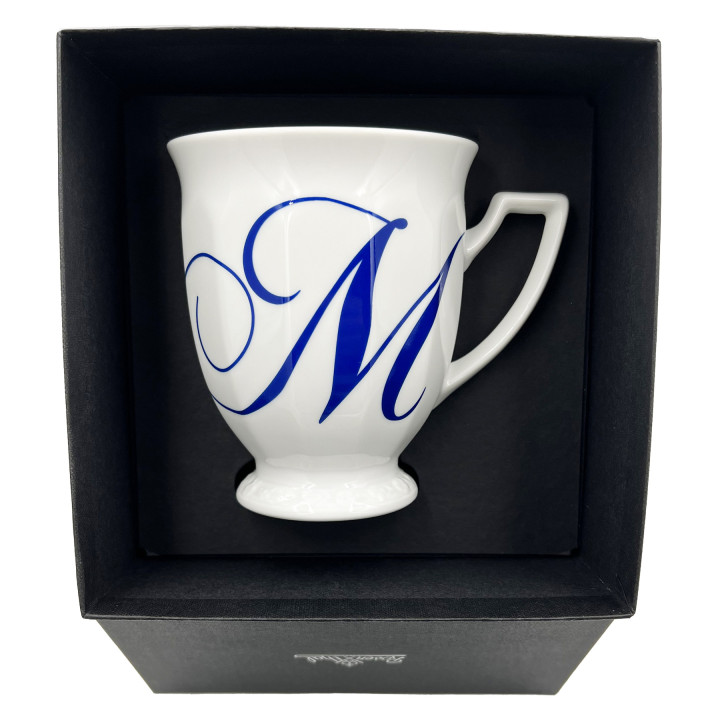 Porcelanowy kubek mały Maria Biała alfabet ,,M" Rosenthal