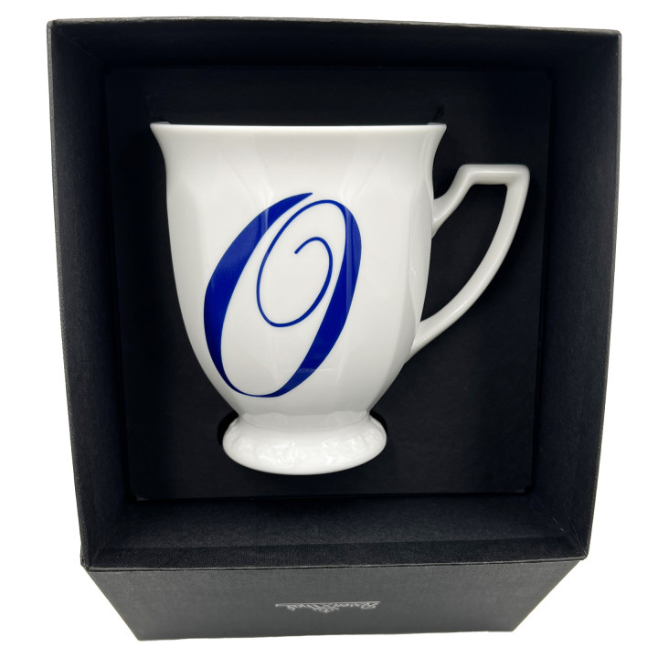 Porcelanowy kubek mały Maria Biała alfabet ,,O" Rosenthal