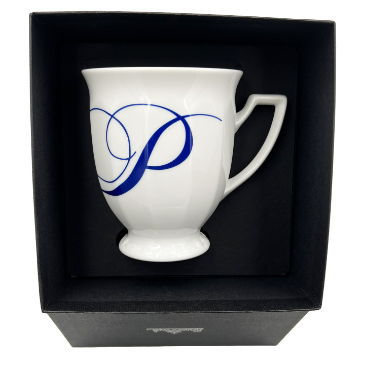 Porcelanowy kubek mały Maria Biała alfabet ,,P" Rosenthal
