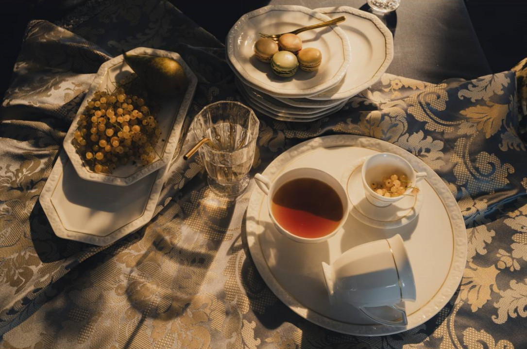 Porcelanowy kubek duży Maria Goldlinie Rosenthal