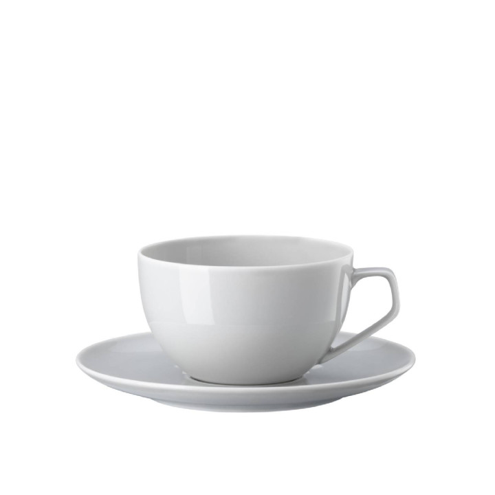 Porcelanowy zestaw kombi TAC Sensual Gentle Grey Rosenthal