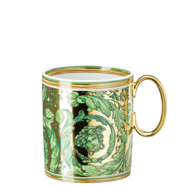 Kubek Versace Christmas Medusa Garland Green