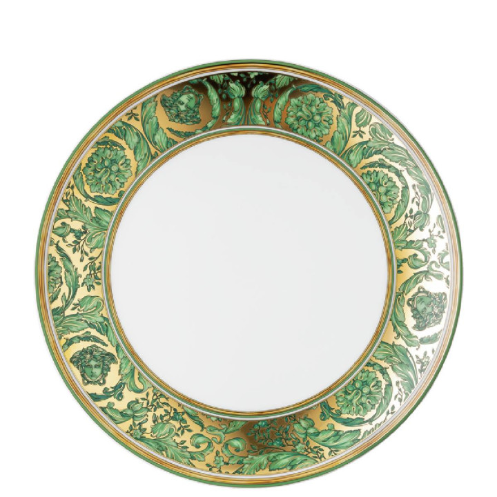 Talerz 21 cm Versace Christmas Medusa Garland Green