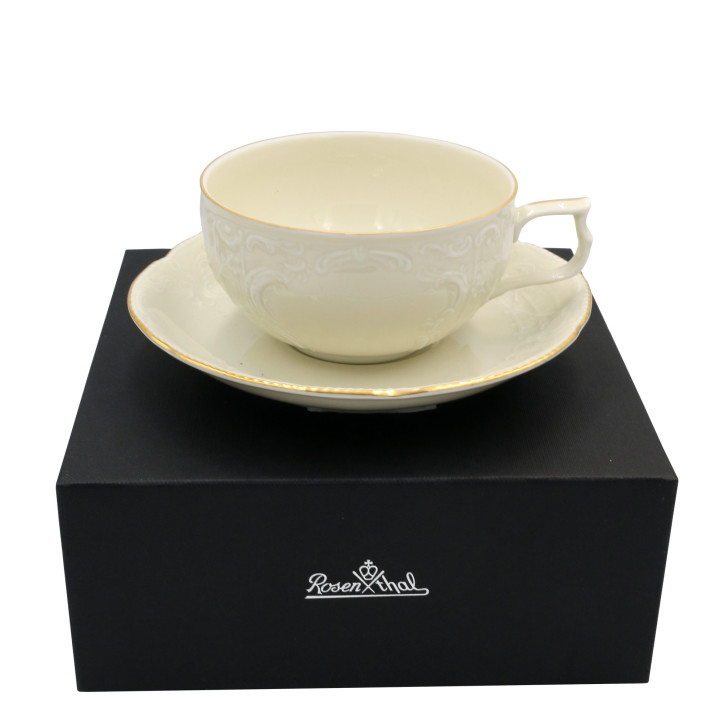 Porcelanowa filiżanka do herbaty Sanssouci Gold w opakowaniu upominkowym Rosenthal