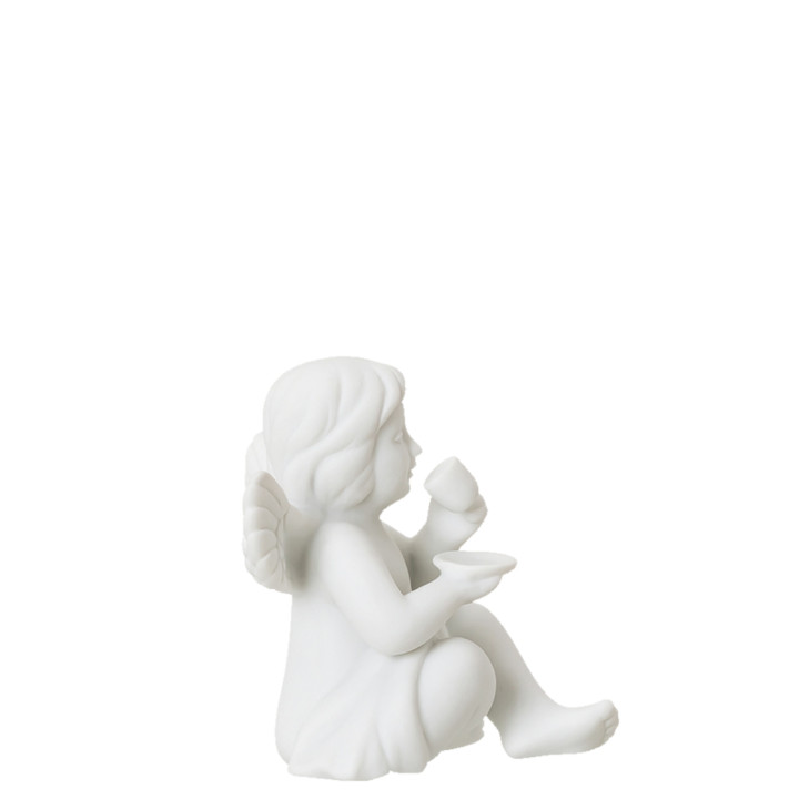 Porcelanowy anioł mały z filiżanką Rosenthal
