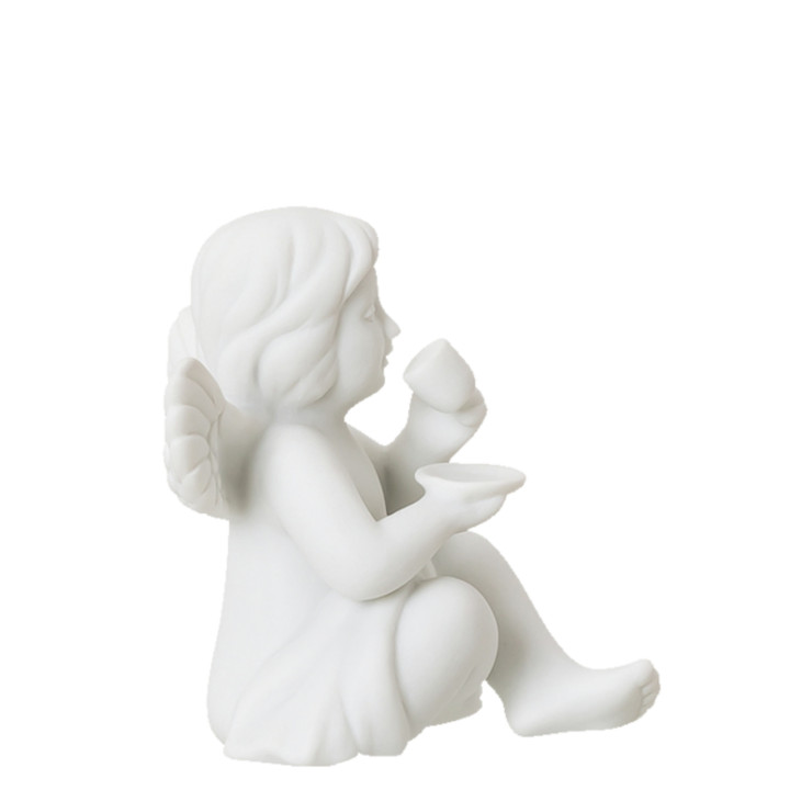 Porcelanowy anioł duży z filiżanką Rosenthal