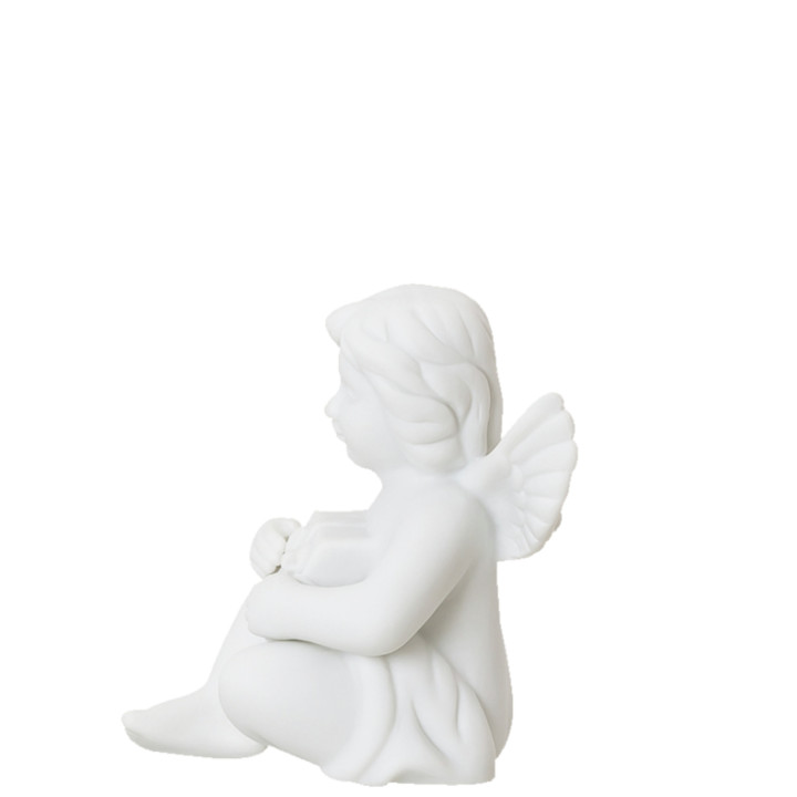 Porcelanowy anioł średni z prezentem Rosenthal