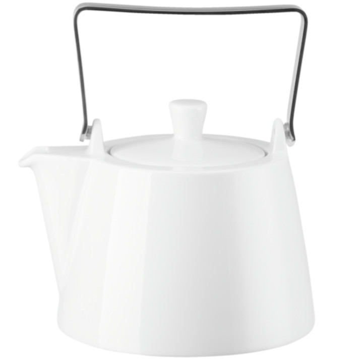 Dzbanek do herbaty Tric White