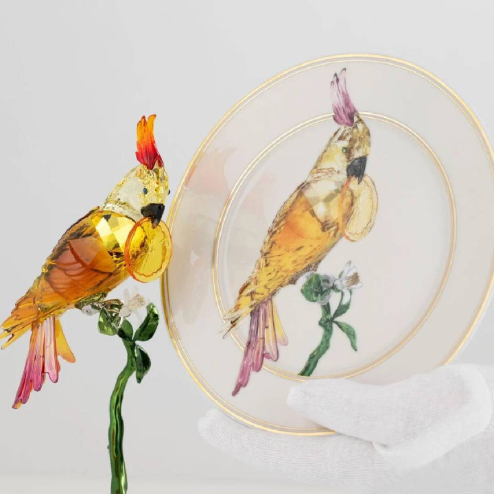 Talerz 33 cm Cockatoo Idyllia