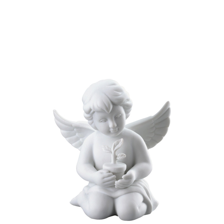 Porcelanowy anioł średni z doniczką Rosenthal