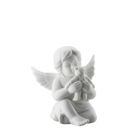 Porcelanowy anioł średni z misiem Rosenthal