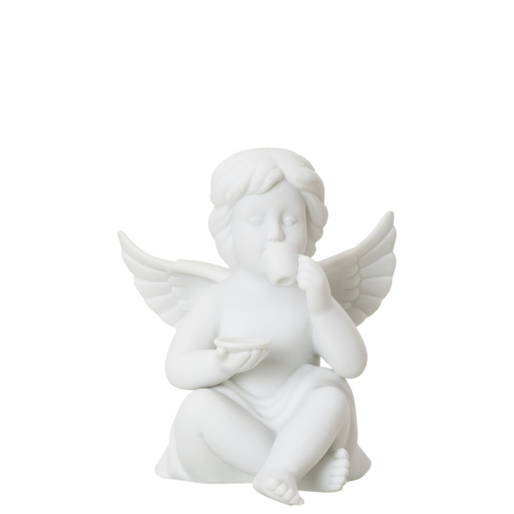 Porcelanowy anioł duży z filiżanką Rosenthal