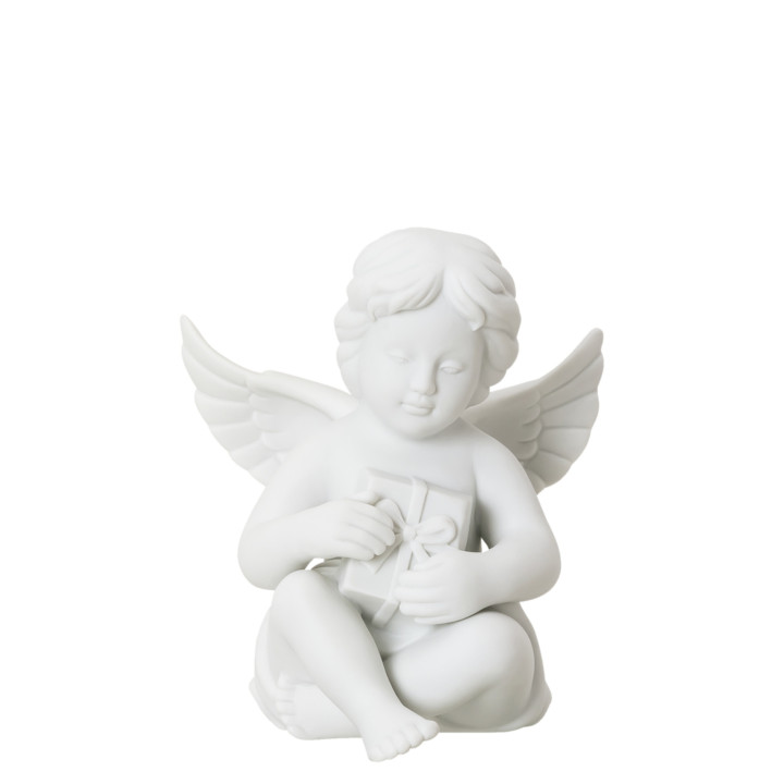 Porcelanowy anioł duży z prezentem Rosenthal