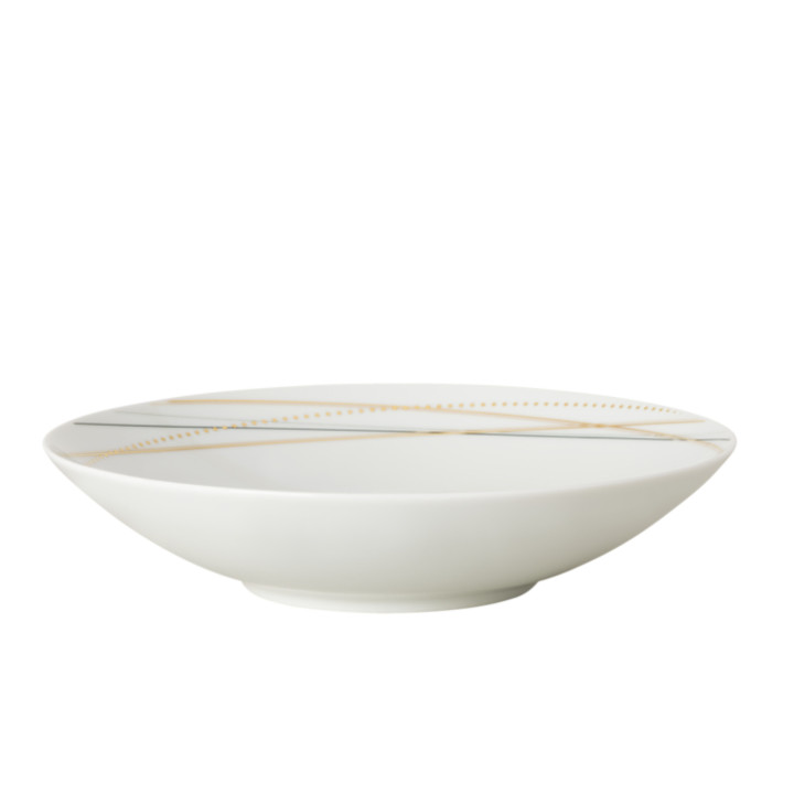 Porcelanowy talerz 24 cm głęboki TAC Gropius Glitch Rosenthal
