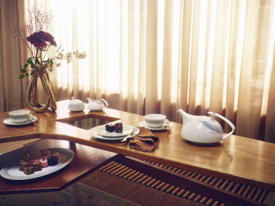 Porcelanowa filiżanka do espresso TAC Gropius Glitch Rosenthal