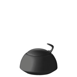 Porcelanowa cukiernica TAC Black Gropius Rosenthal