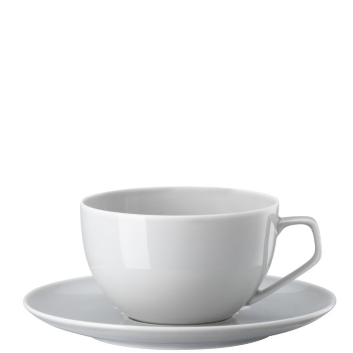Porcelanowa filiżanka kombi TAC Sensual Gentle Grey Rosenthal