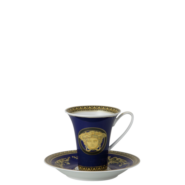Filiżanka do kawy Versace Medusa Blue
