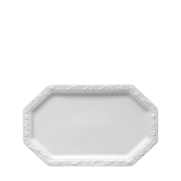 Porcelanowa taca na cukiernicę i mlecznik 27 cm Maria Biała Rosenthal